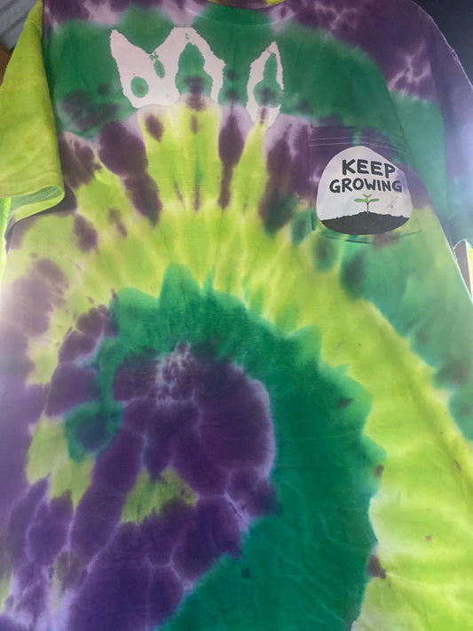 Custom tye dye tshirt
